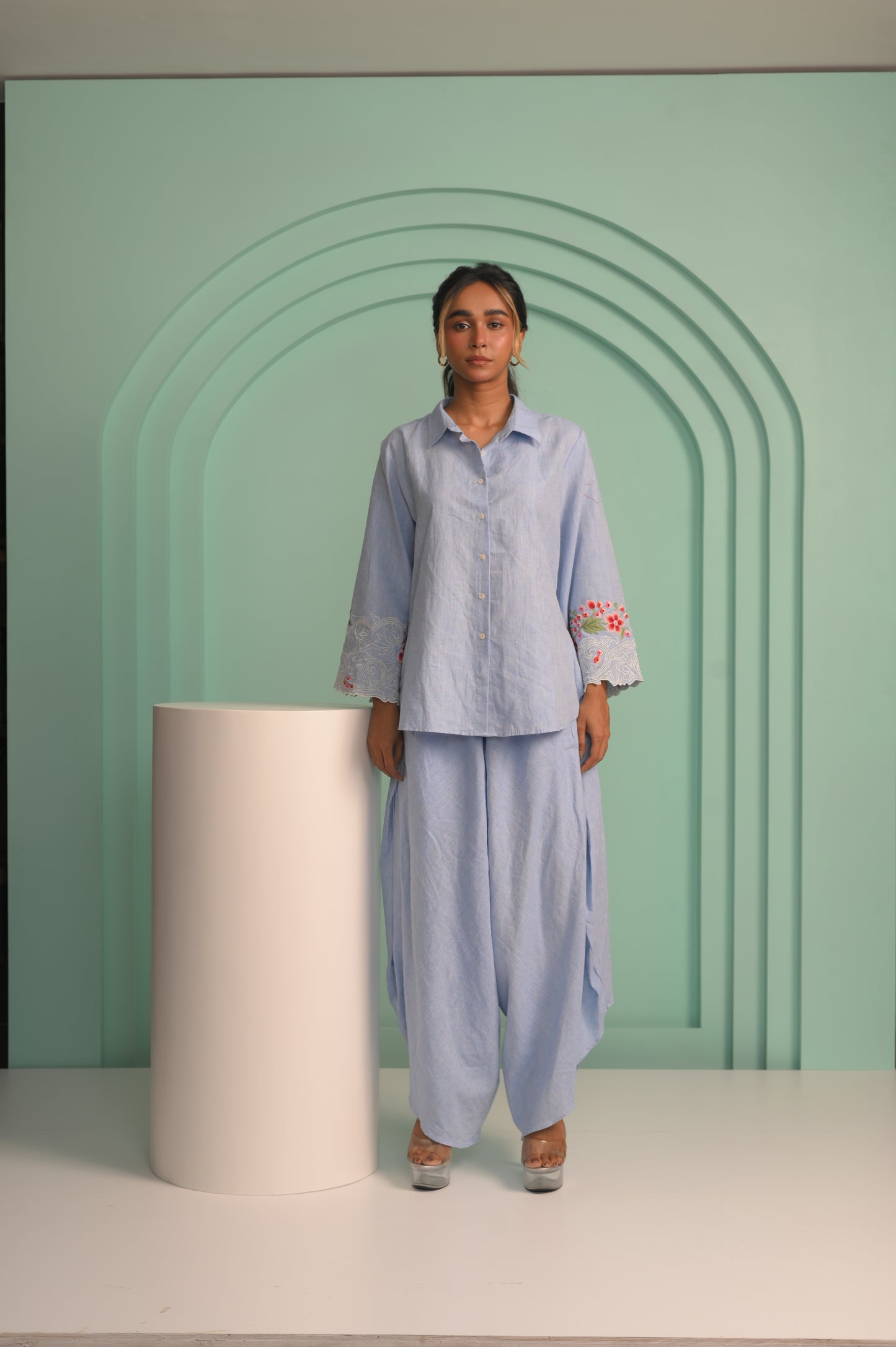 The Sky Linen Coord Set