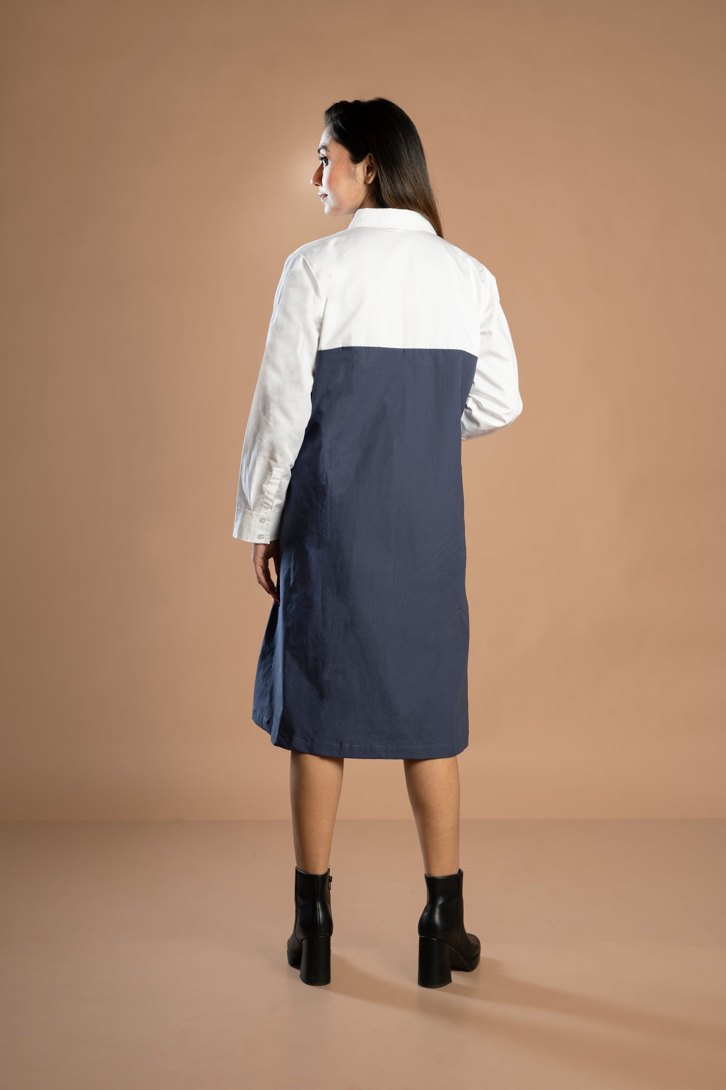 THE WHITE BLUE DRESS