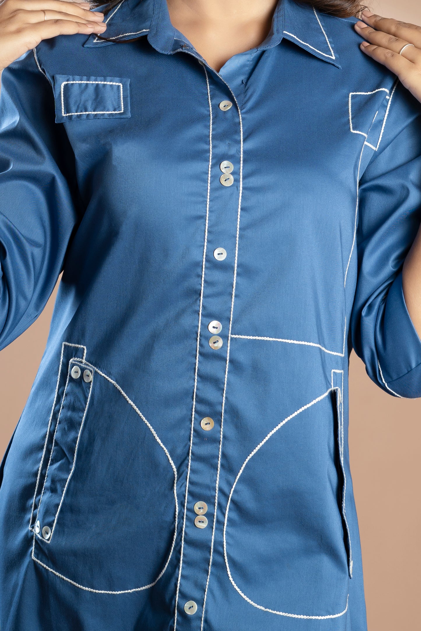 THE ELEVATED A-LINE POPLENE DRESS