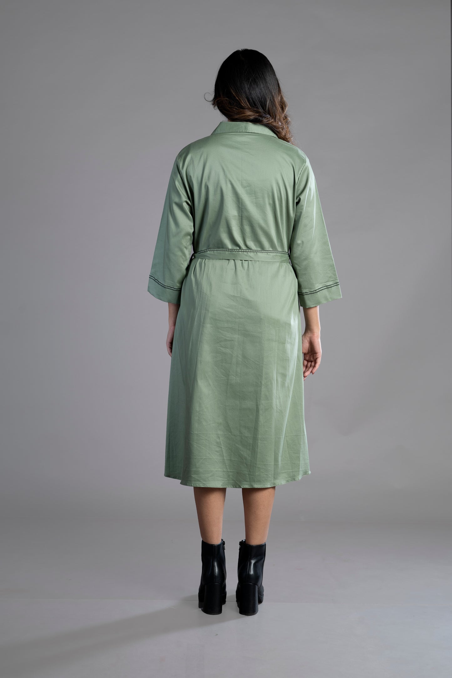 THE SEMI FORMAL POPLIN DRESS.