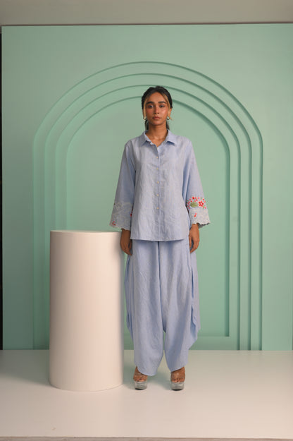 The Sky Linen Coord Set