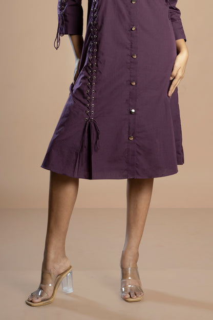 THE MAROON DRESS