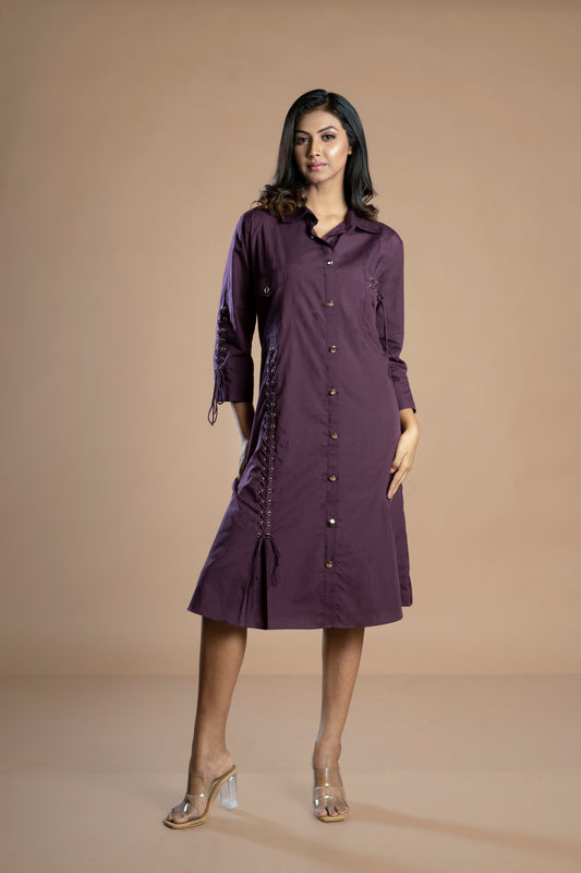THE MAROON DRESS