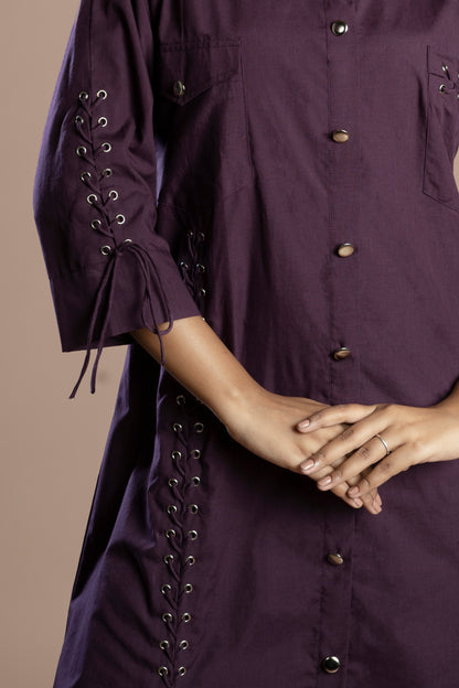 THE MAROON DRESS