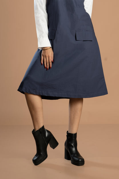 THE WHITE BLUE DRESS