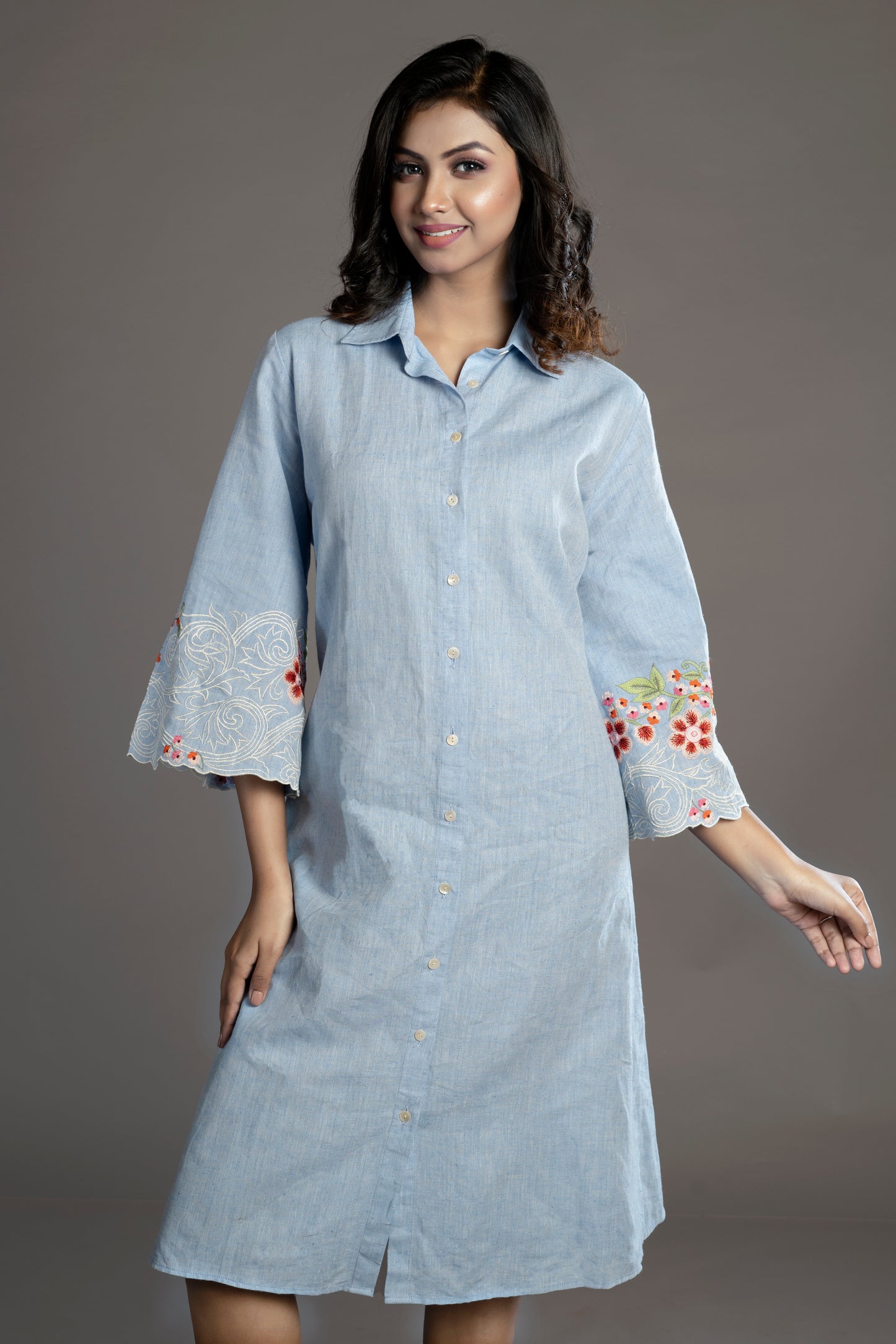 THE MESMERISING SHIRT DRESS