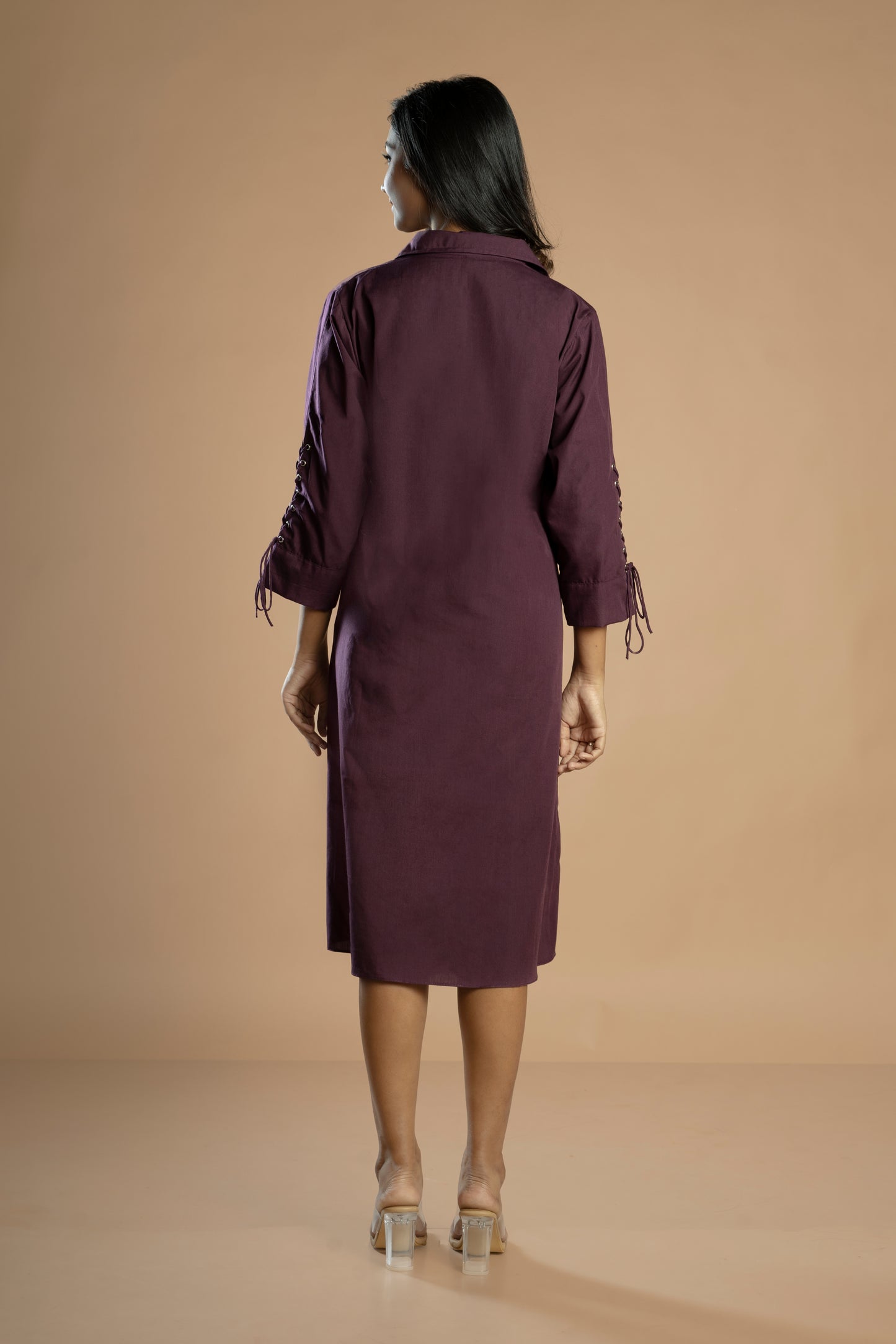 THE MAROON DRESS