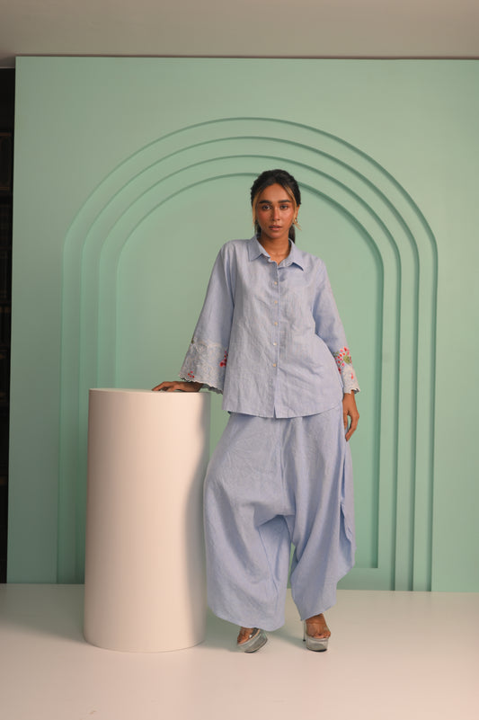 The Sky Linen Coord Set
