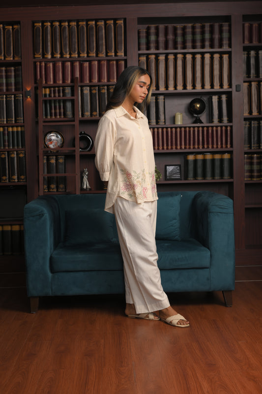 The Floral Flax Shirt