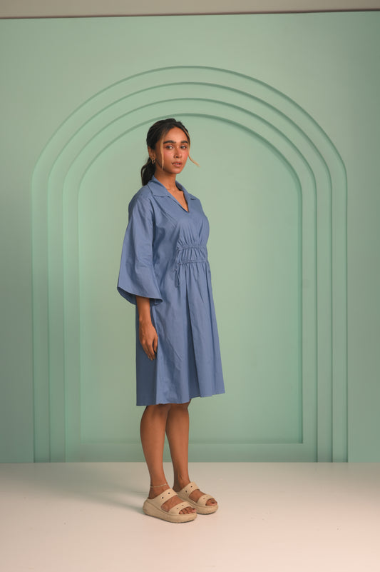 The Blue Poplin Dress